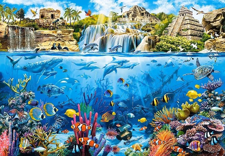 Pussel 1500 bitar Pirate Island