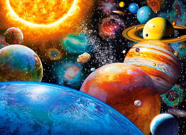 Pussel 300 bitar Planet and their Moons