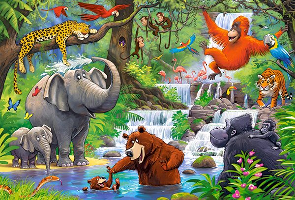 Jungle Animals - MAXI 40 bitar
