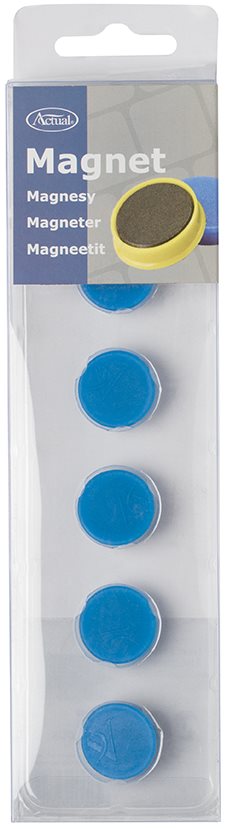 Magnetknappar ACTUAL 20 mm blå 6/FP