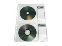 CD-Ficka A4 för 4st skivor 5/FP