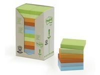 Notes POST-IT 100%recycl 38x51Rainb24/FP