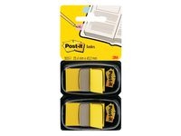 Index POST-IT dubbelpack 2x50 flik, gul