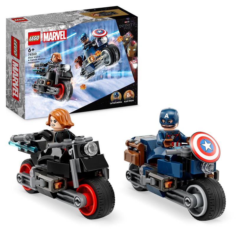 LEGO® Black Widows & Captain Americas motorcyklar(76260)