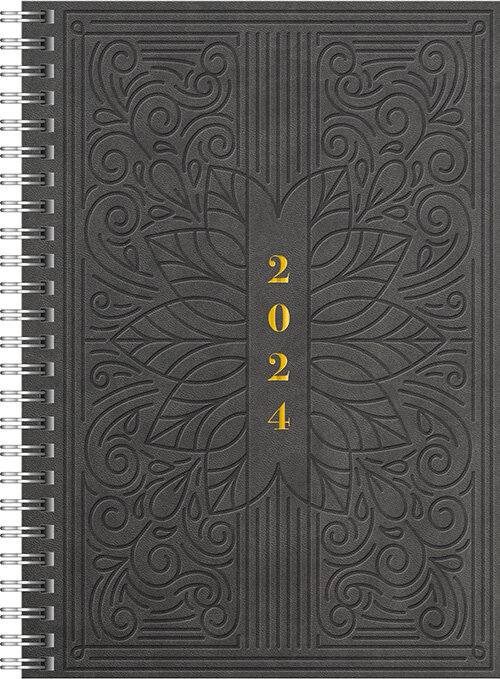Kalender 2024 Dagbok Art Deco Wire-O FSC