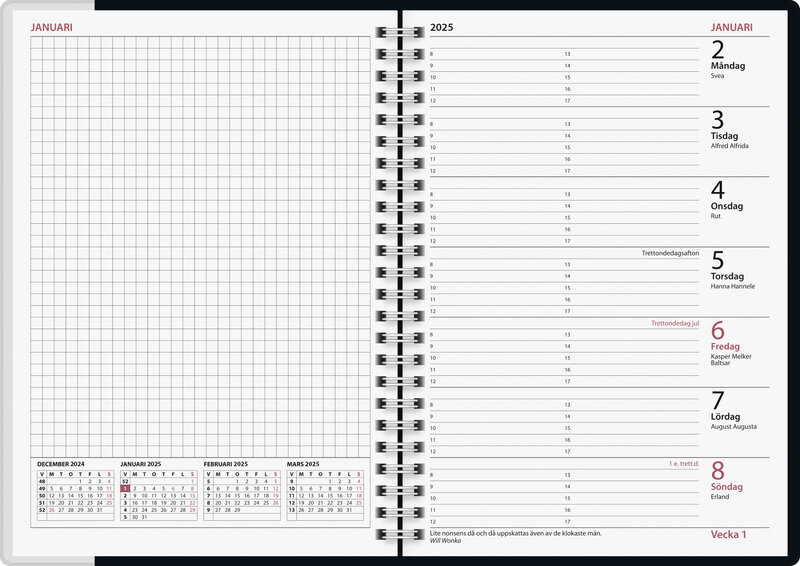 Veckonotes Refill FSC