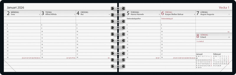 Lilla Plan Refill FSC