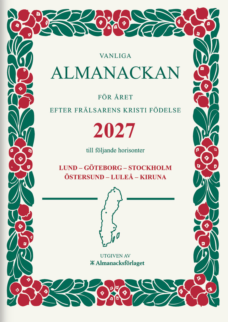 Fickkalender - Vanliga Almanackan häftad