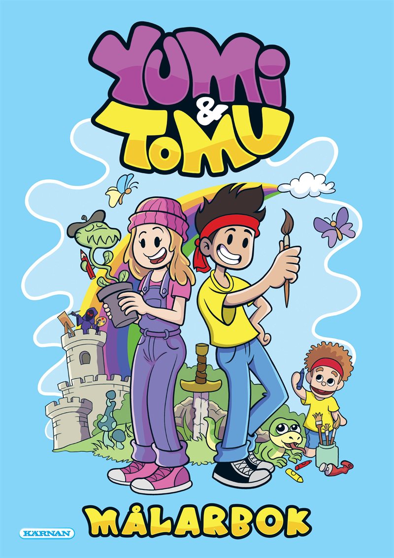 Målarbok Yumi & Tomu