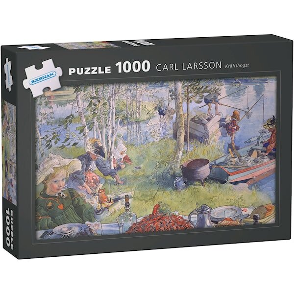 Pussel Carl Larsson, kräftfångst - 1000 bitar