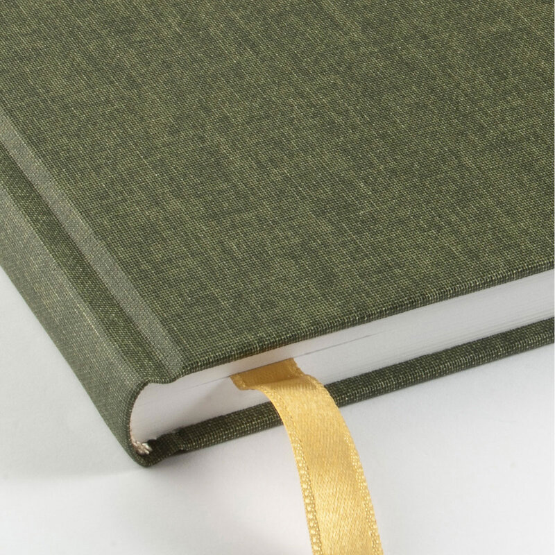 Blank Book Classic Paperstyle Khaki Green