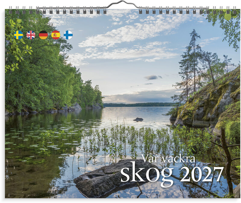 Väggkalender 2027 Vår vackra skog