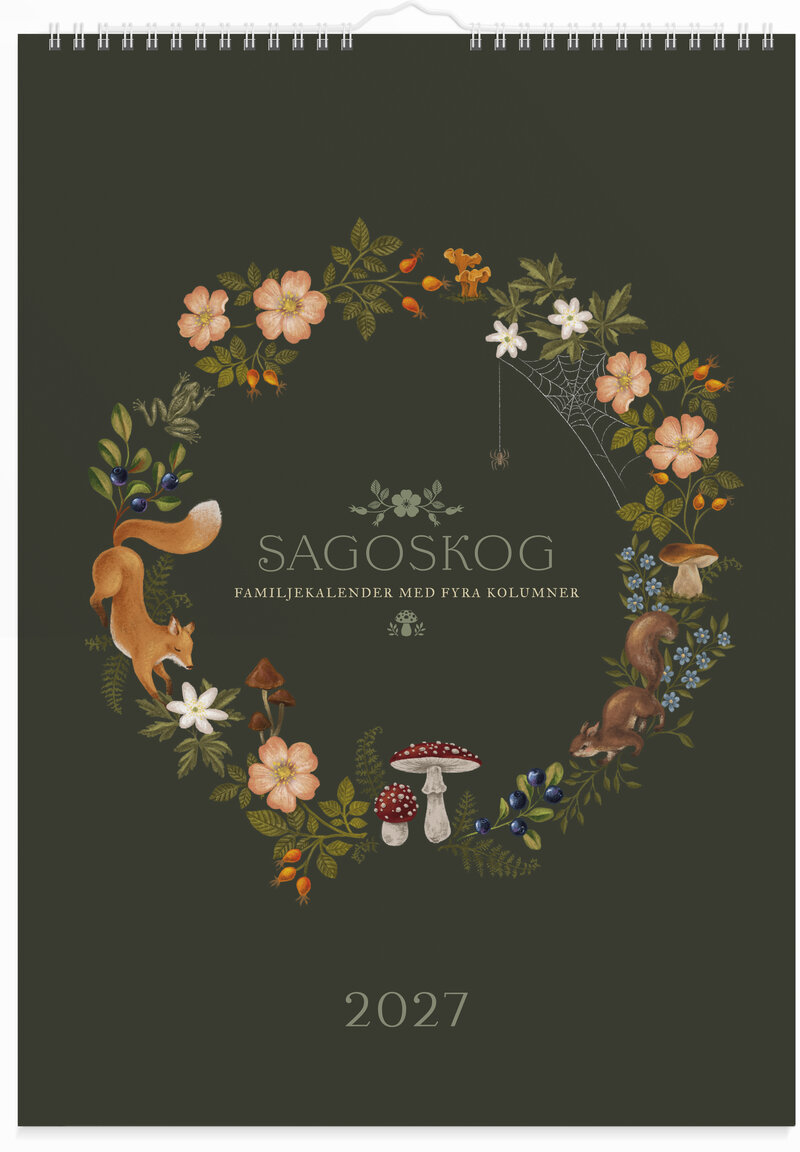 Familjekalender 2027 Sagoskog