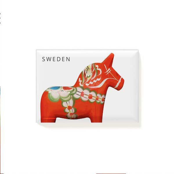 Magnet Dalahäst Sweden