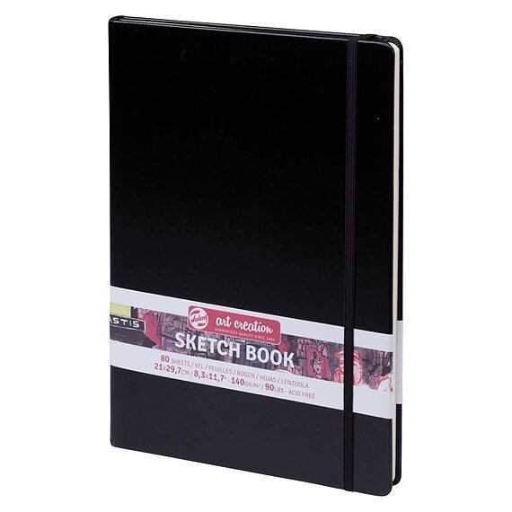 SketchBook Black 21 x 30 cm / Skissblock svart 21 x 30 cm