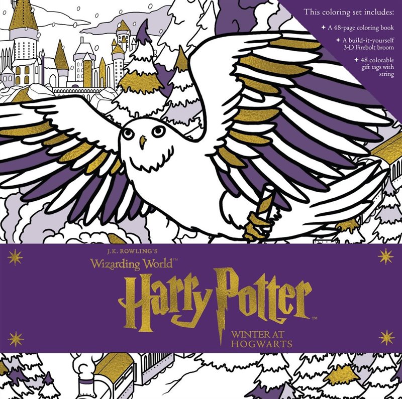 Harry Potter: Winter at Hogwarts: A Magical Coloring Set