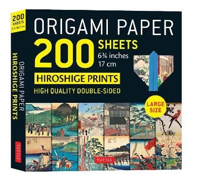 Origami Paper 200 sheets Japanese Hiroshige Prints 6.75 inch: Instructions