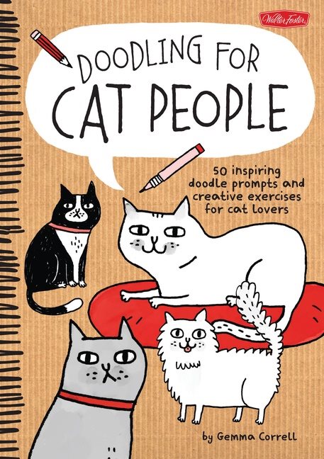 Doodling for cat people - 50 inspiring doodle prompts and creative exercise