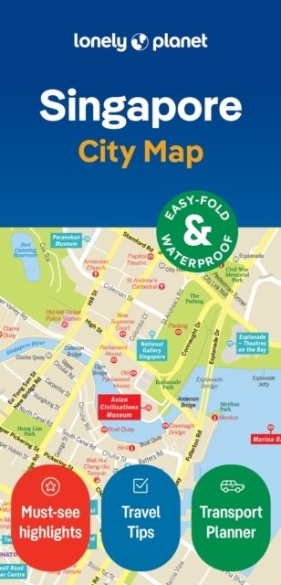 Lonely Planet Singapore City Map