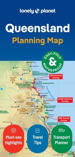 Lonely Planet Queensland Planning Map