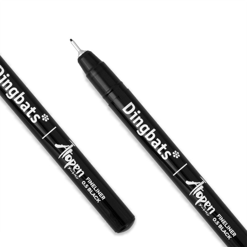 Dingbats* Atopen Fineliner - 0.5mm Black