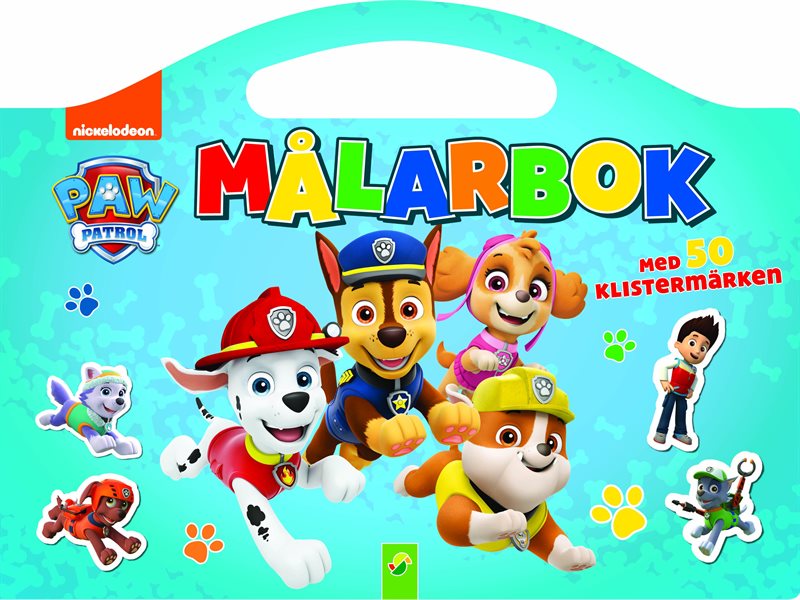 Min målarbok Paw Patrol med klistermärken