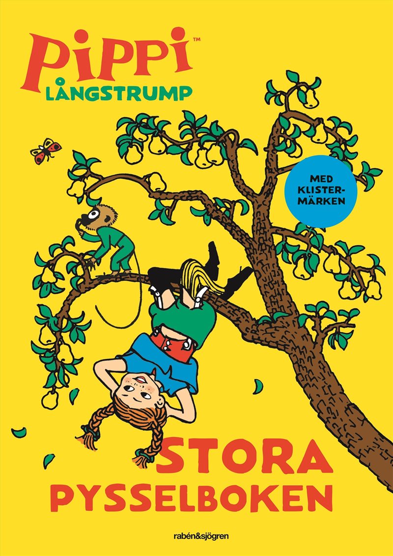 Pippi Långstrump - Stora pysselboken : med klistermärken