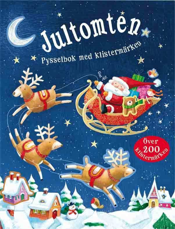 Jultomten : pysselbok med klistermärken