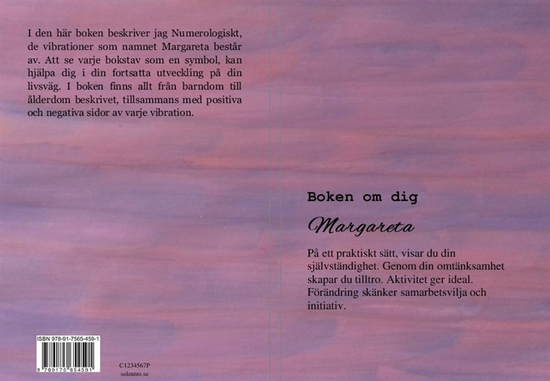 Boken om dig Margareta