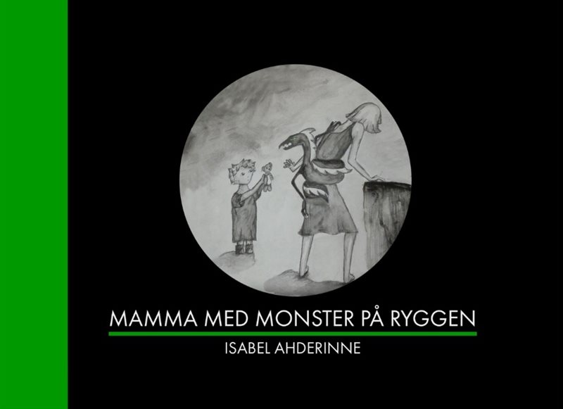 Mamma med monster på ryggen