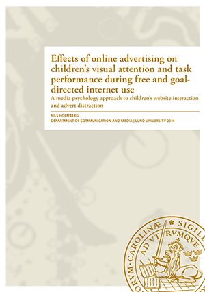 Effects of online advertising on children