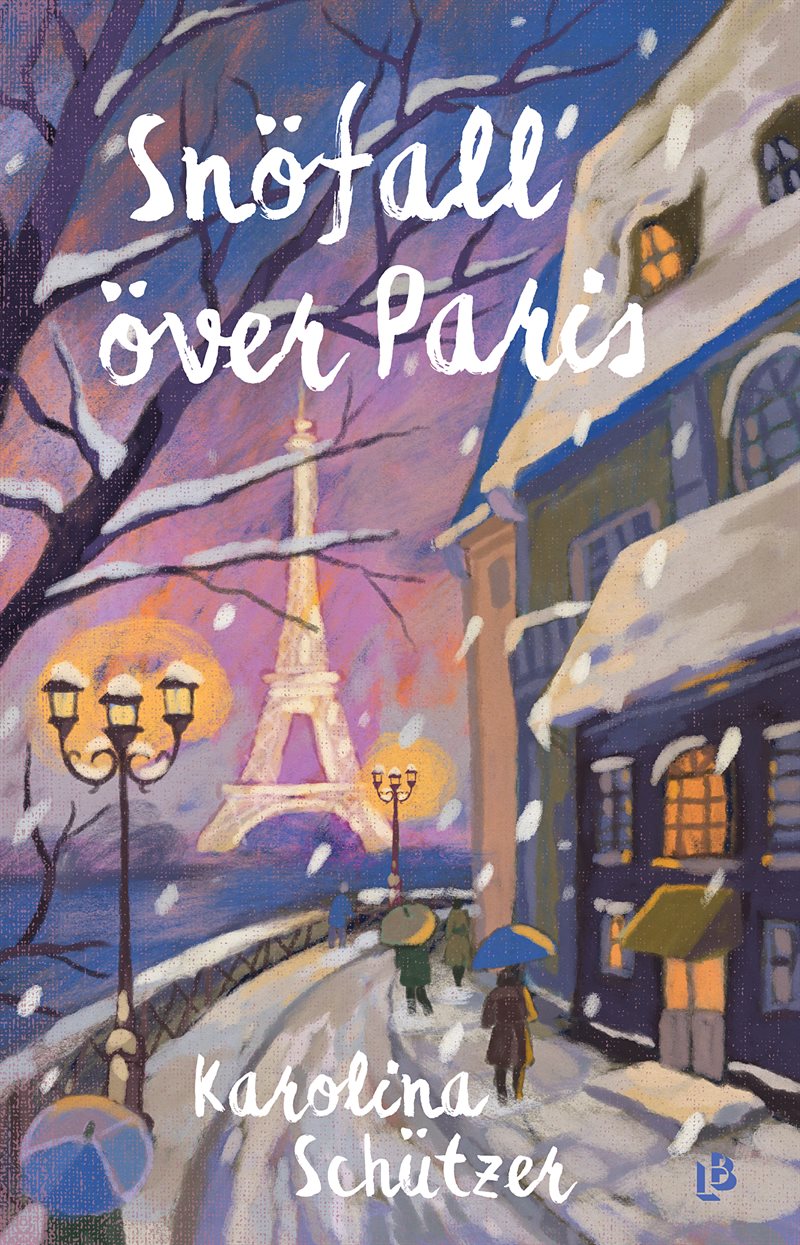 Snöfall över Paris