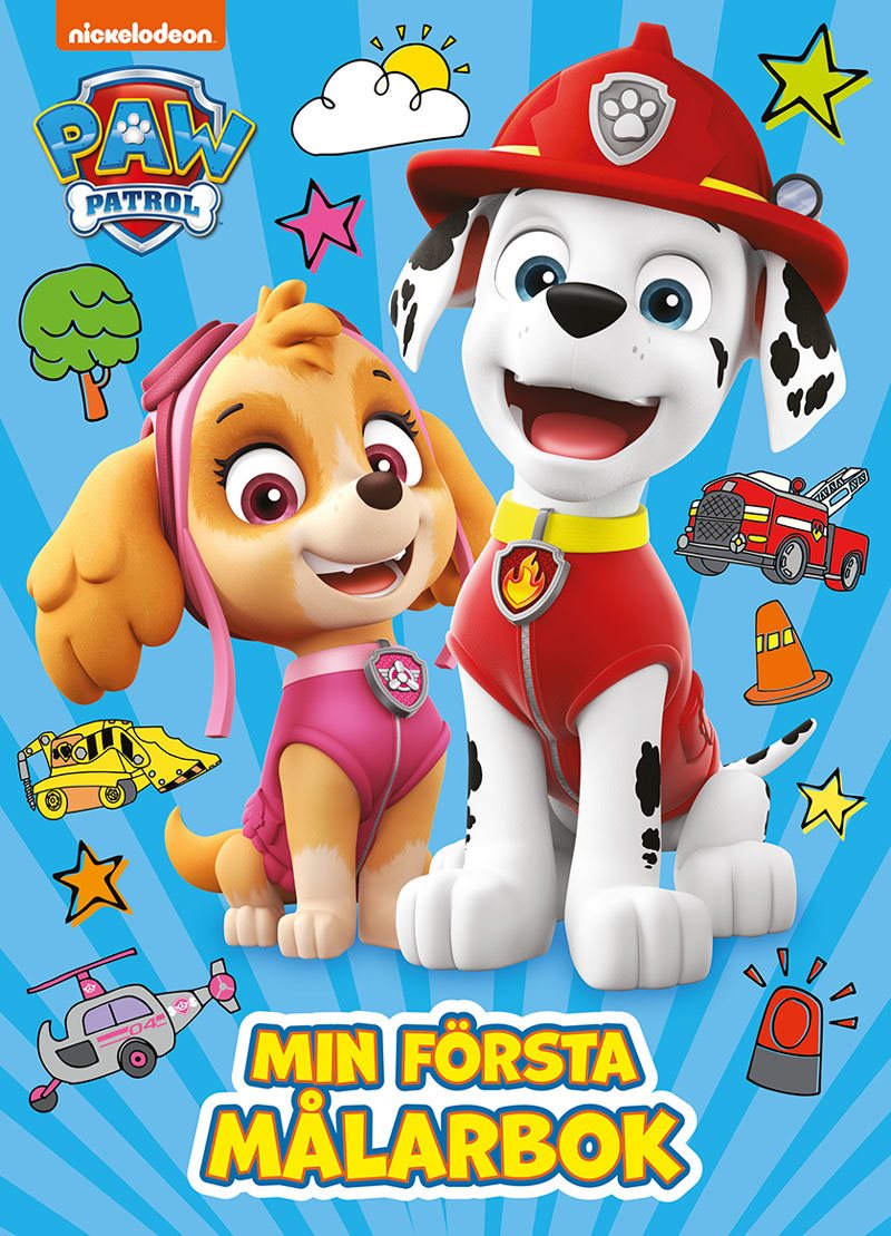 Paw Patrol. Min första målarbok