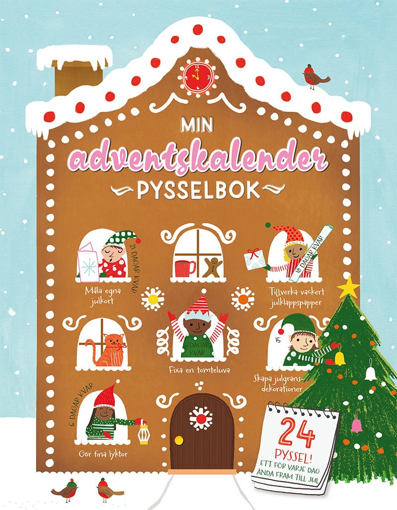 Min adventskalender. Pysselbok