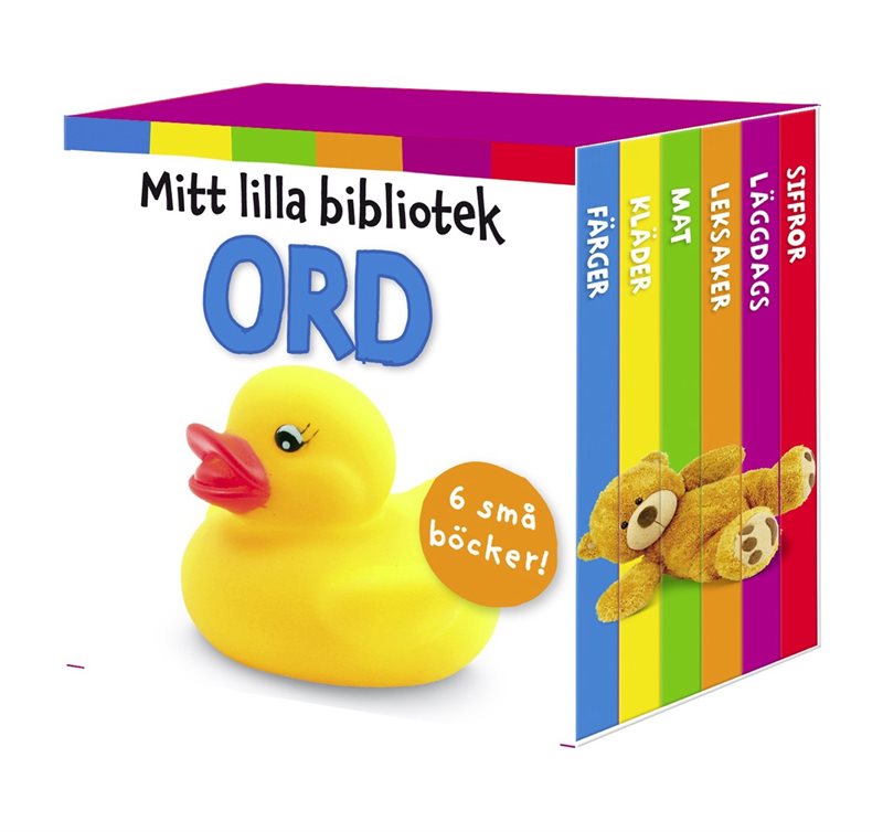 Mitt lilla bibliotek. Ord - 6 små böcker