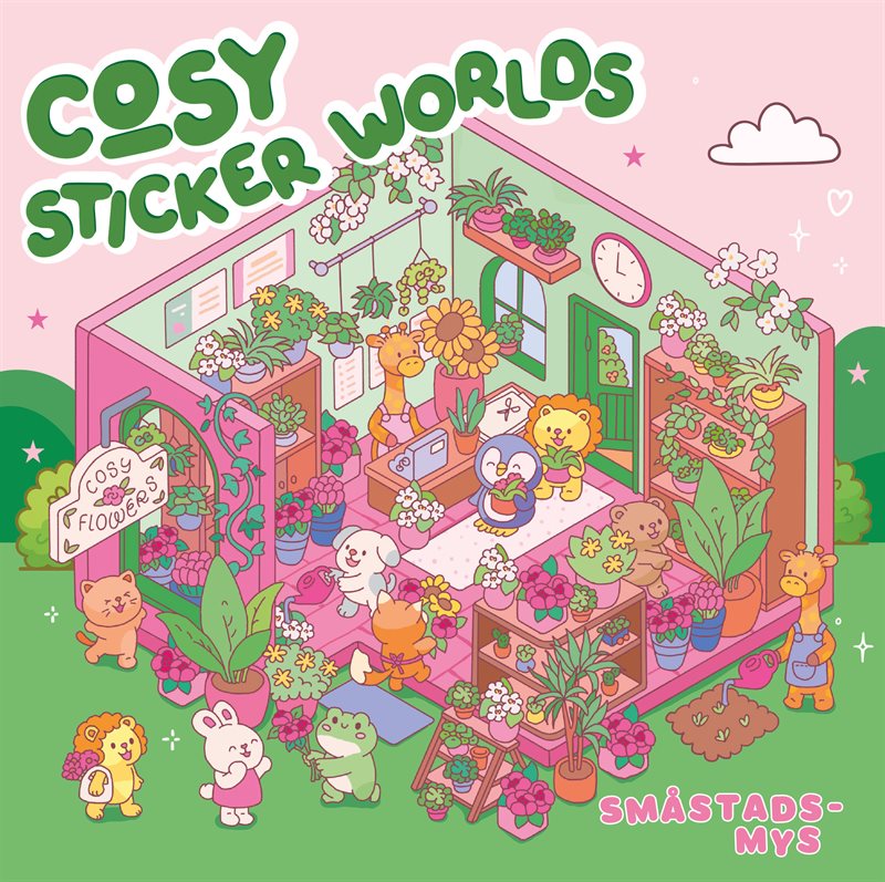Cosy sticker worlds: småstadsmys