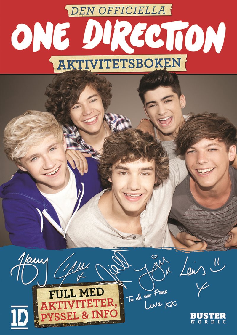 Den officiella One Direction aktivitetsboken