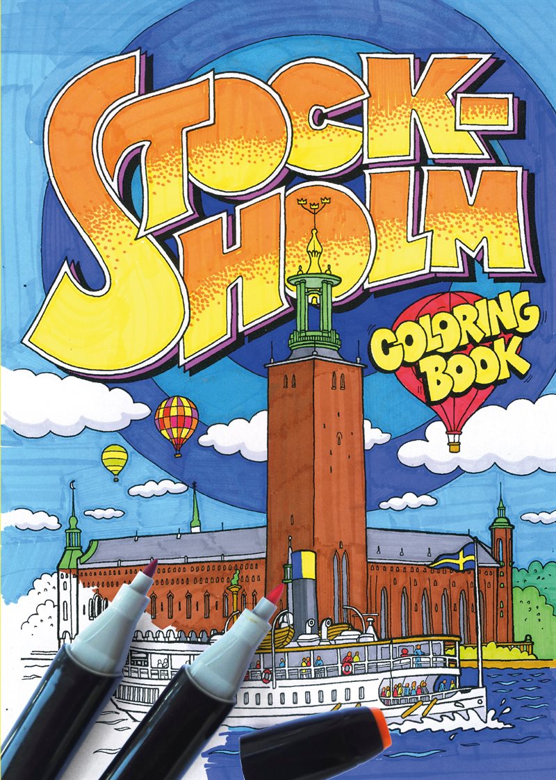 Stockholm coloring book