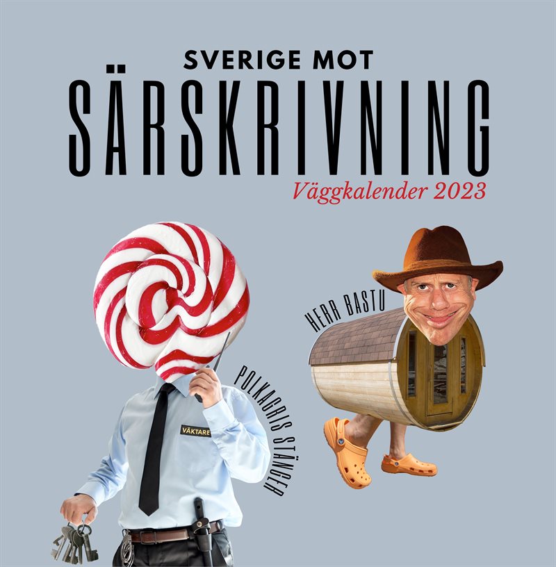 Sverige mot särskrivning - väggkalender 2023