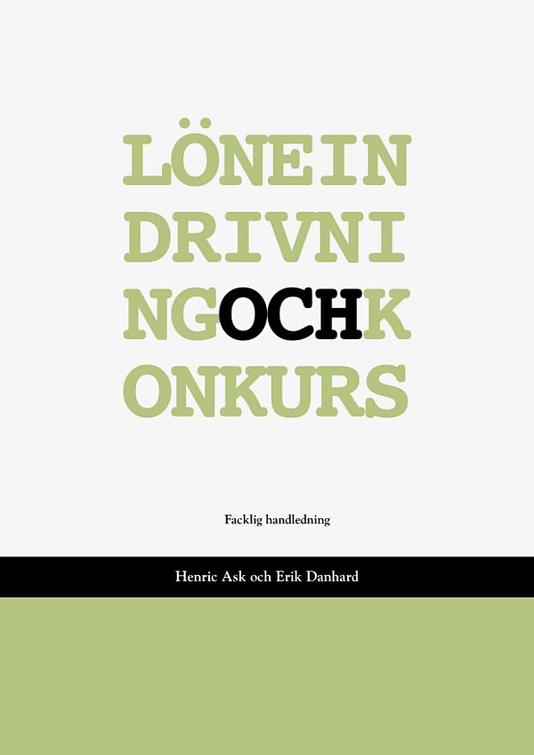 Löneindrivning och konkurs – en facklig handledning