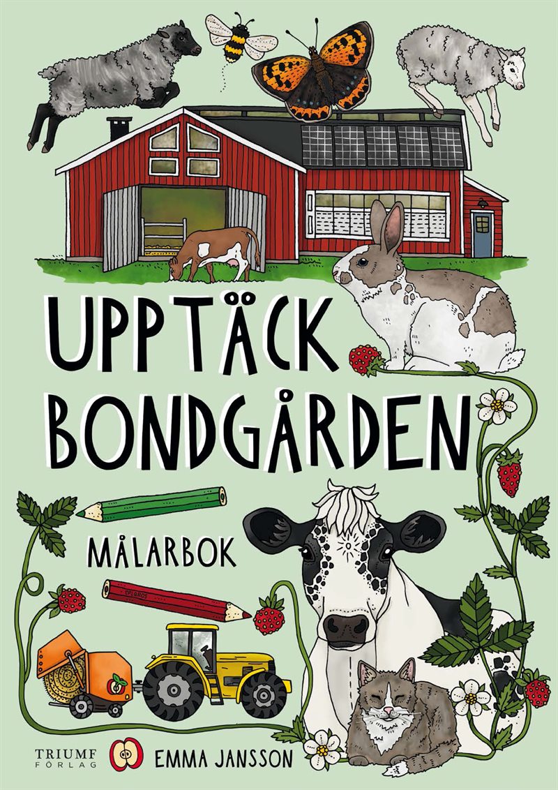 Upptäck bondgården målarbok