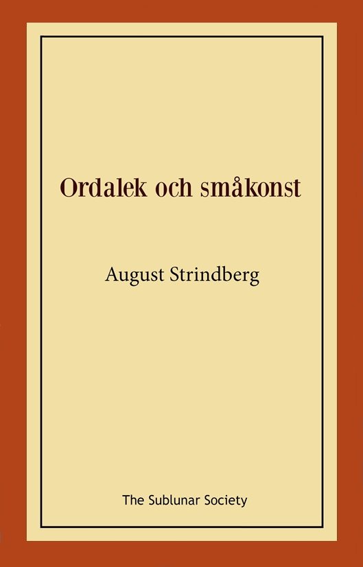 Ordalek och småkonst