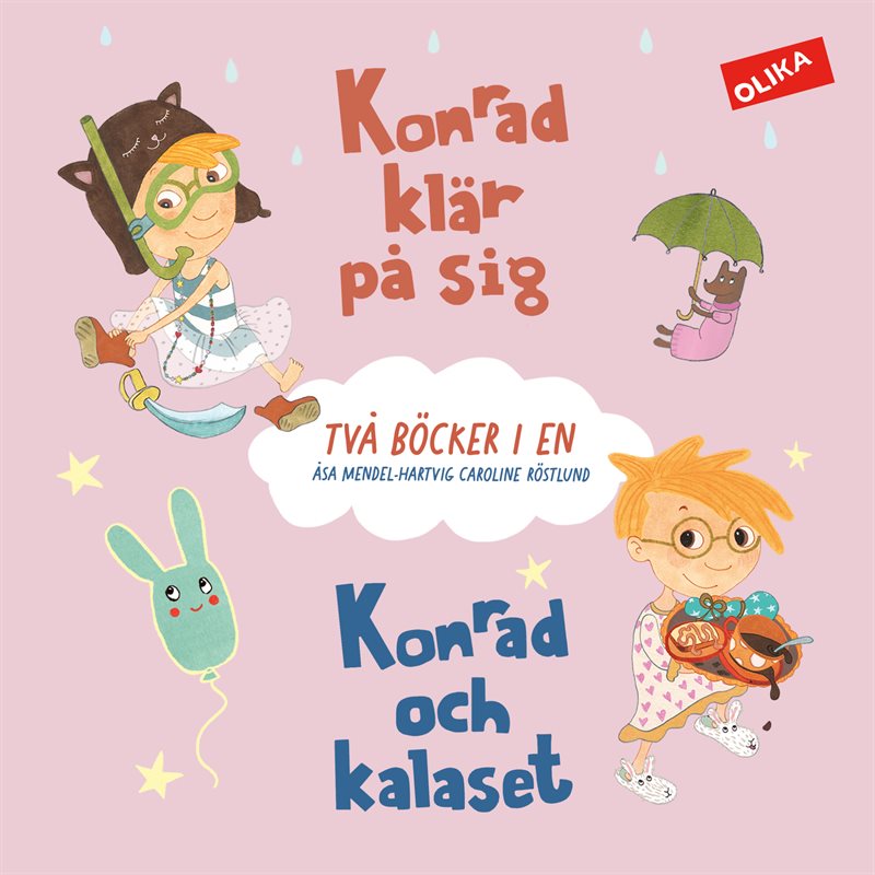 Konrad klär på sig & Konrad och kalaset - två böcker i en!