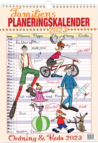 Familjens Planeringskalender 2023