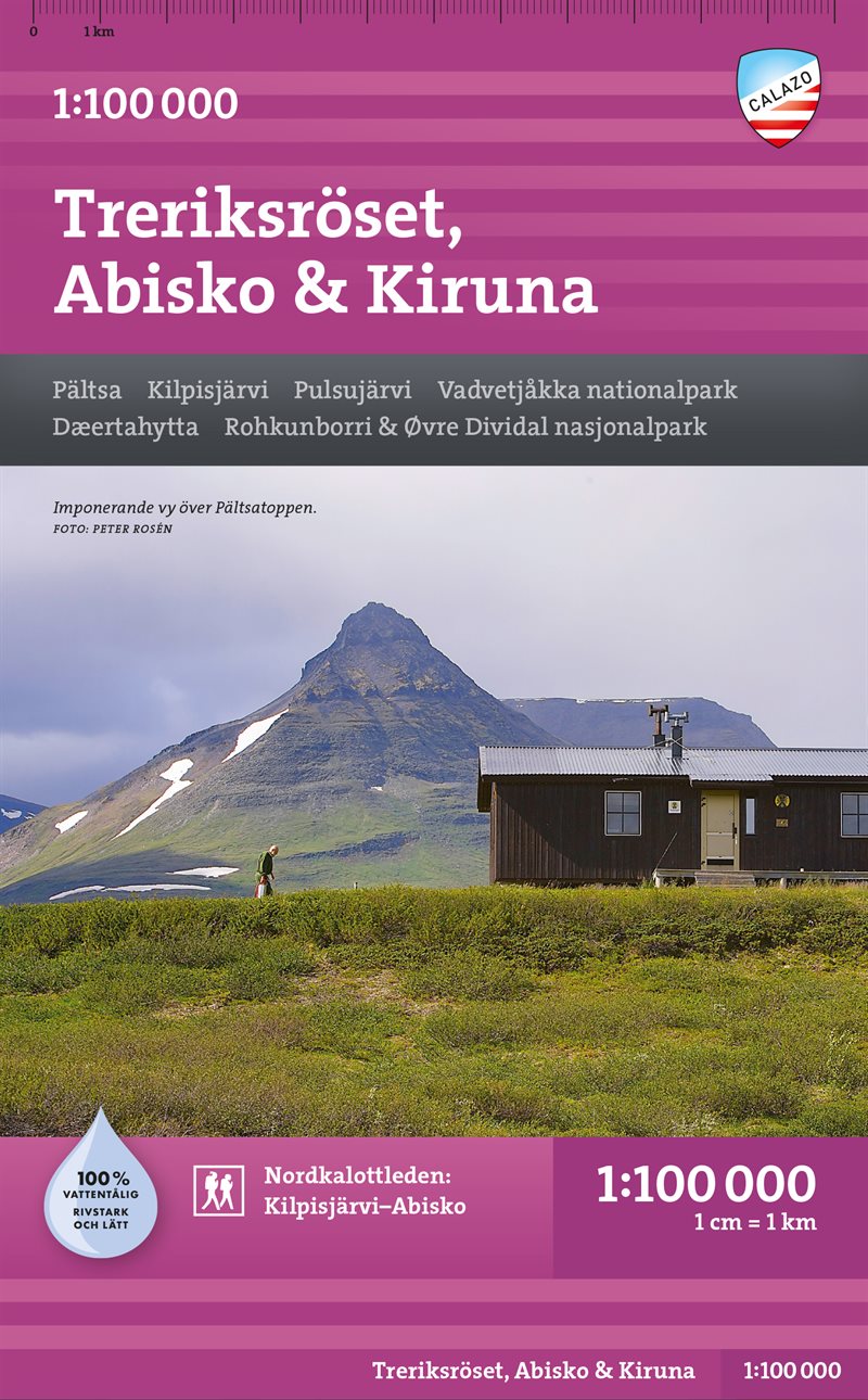 Treriksröset, Abisko & Kiruna 1:100000