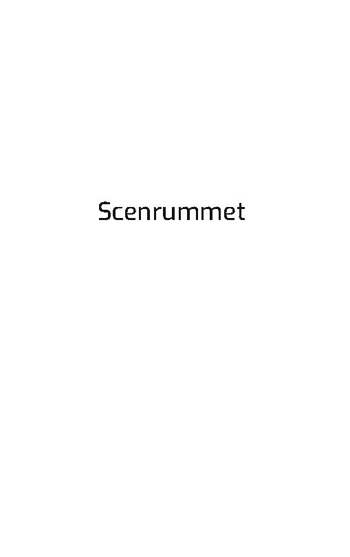 Scenrummet