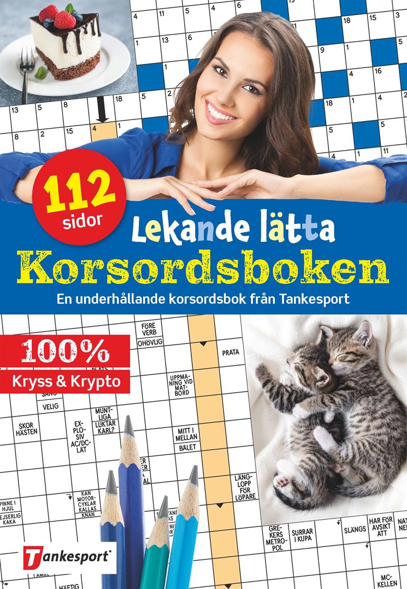 Lekande lätta korsordsboken