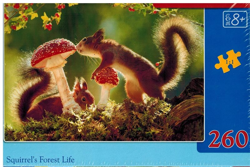 Squirrel´s Forest Life - Pussel 260 bitar