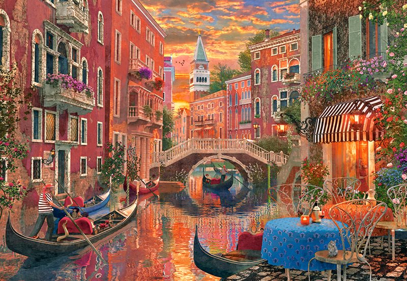 Pussel 1500 bitar Romantic Evening In Venice