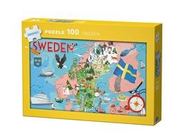 Pussel Sweden 100 bit